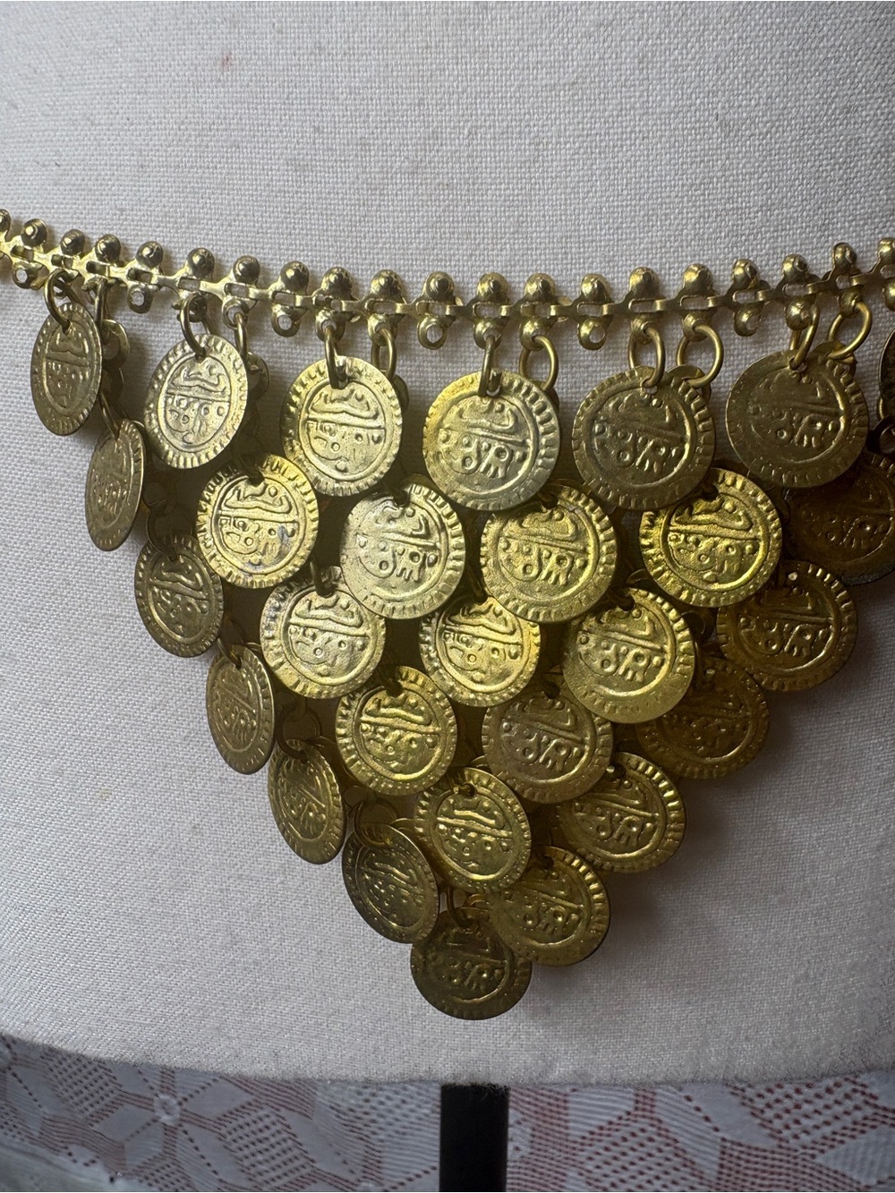 Gold Coin Charm Belt - Picture 3 of 9